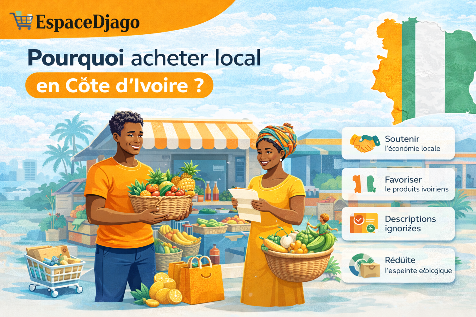 Pourquoi acheter local en Côte d'Ivoire : 5 bonnes raisons de soutenir les entrepreneurs ivoiriens